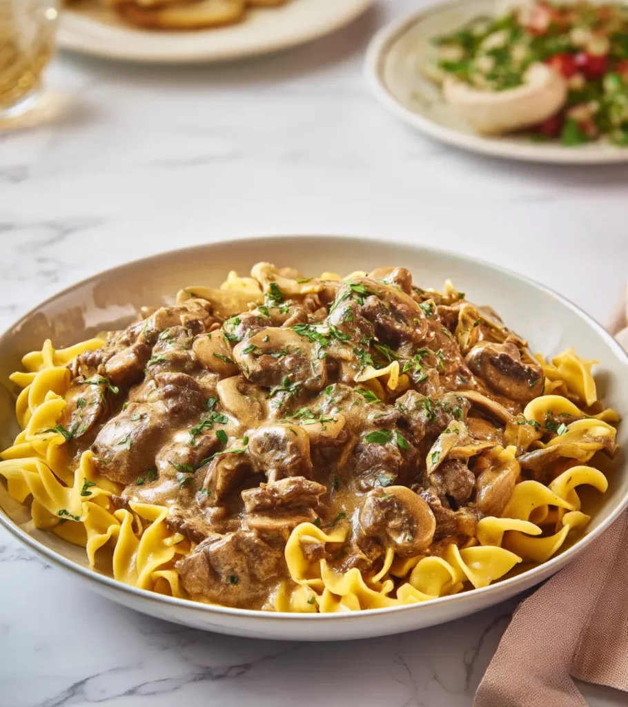 Beef Stroganoff main