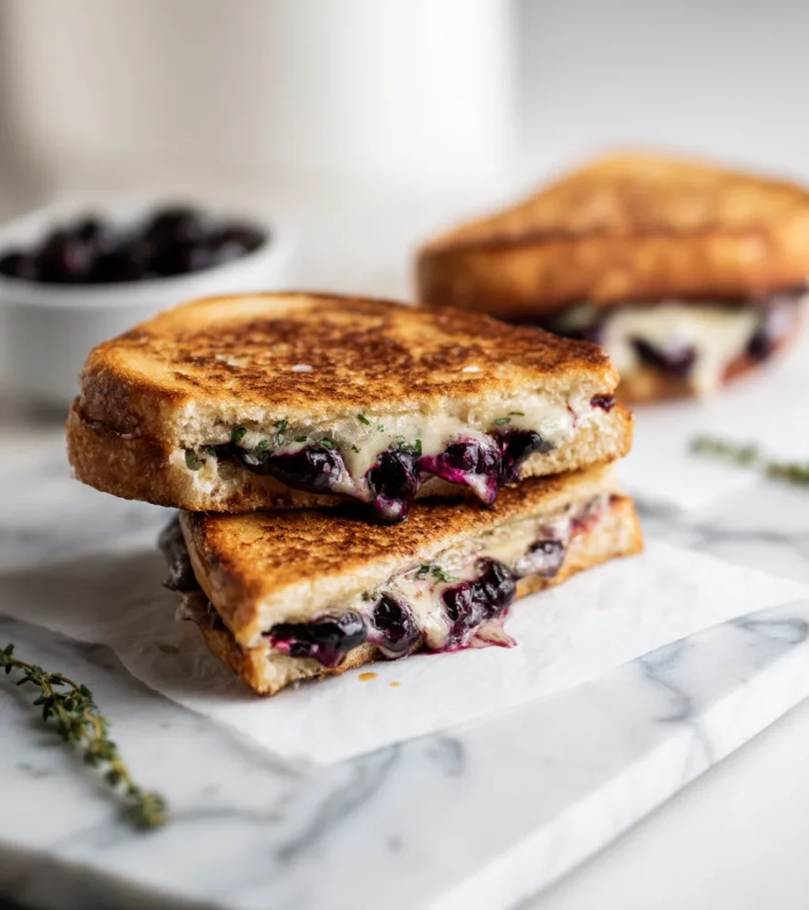 Blueberry Grilled Cheese recipe by Pearl recipes.