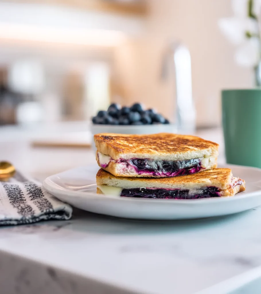 Blueberry Grilled main Cheese recipe by Pearl recipes.