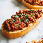 Sloppy Joe Garlic Bread recipe by Pearl recipes Main
