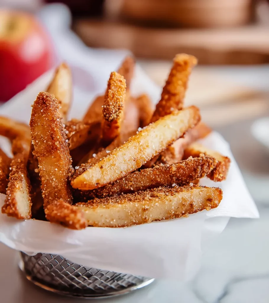 Air Fryer Apple Fries recipe by Pearl recipes 3