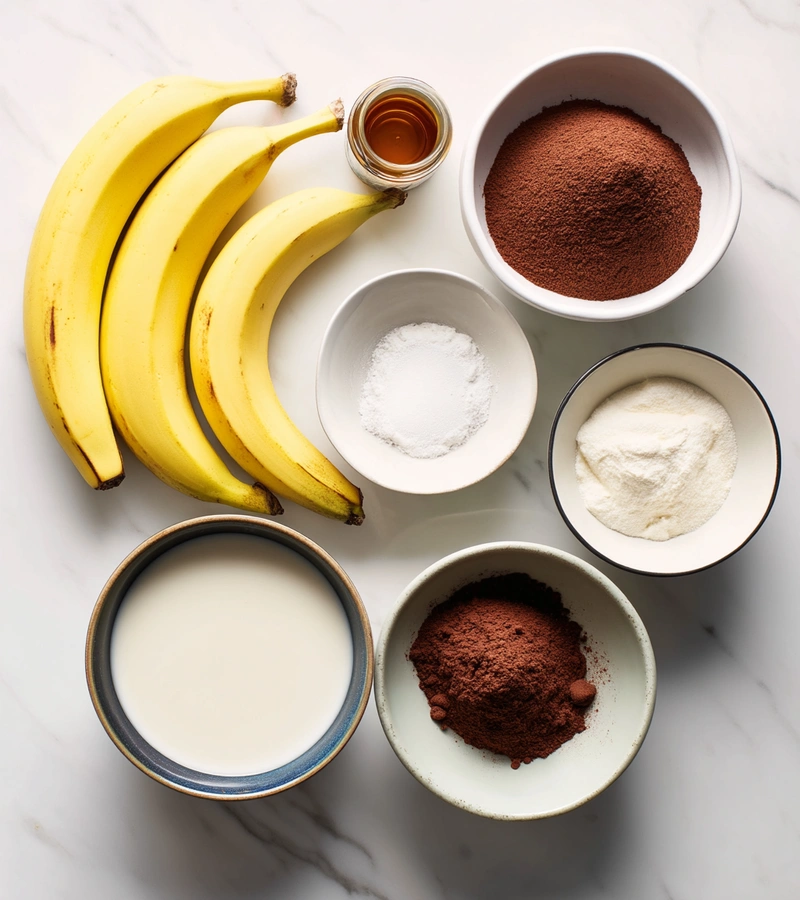 Banana Chocolate Ice Cream ingredients by Pearl recipes