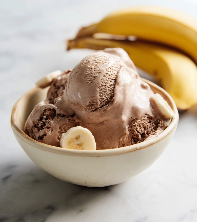 Banana Chocolate Ice Cream recipe by Pearl recipes Main