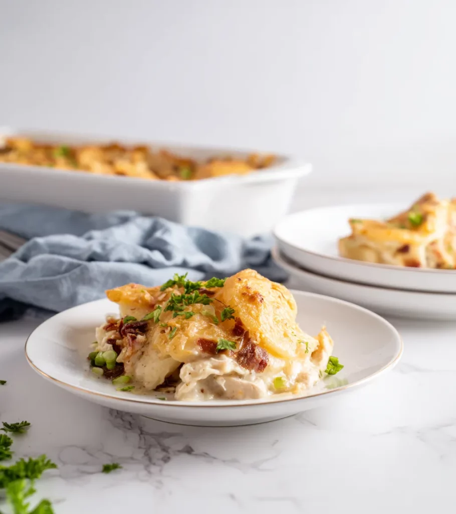 Chicken Pierogi Casserole recipe by Pearl recipes 3