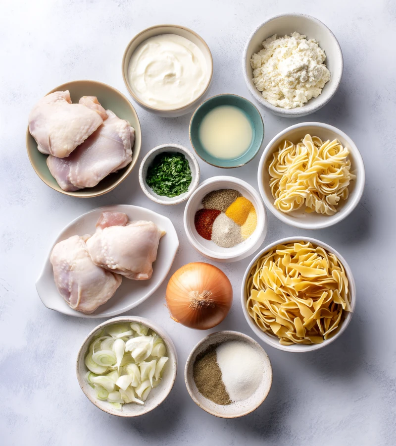 Crack Chicken Noodle Soup ingredients by Pearl recipes_converted