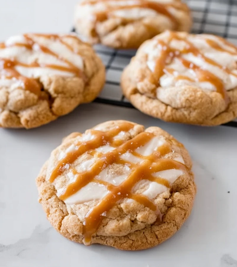 Salted Caramel Cheesecake Cookies recipe by Pearl recipes Main_converted