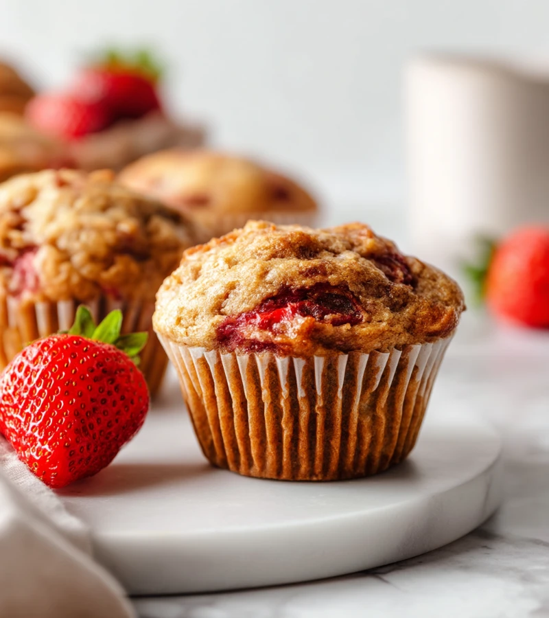 Strawberry Banana Muffin Recipe recipe by Pearl recipes Main_converted